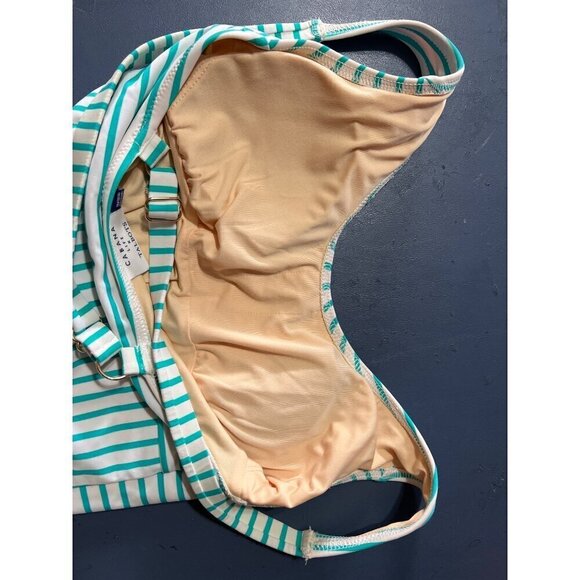 Cabana Life X Talbots Womens Striped One-Piece Swimsuit S Vacation Beach Resort - Picture 7 of 9